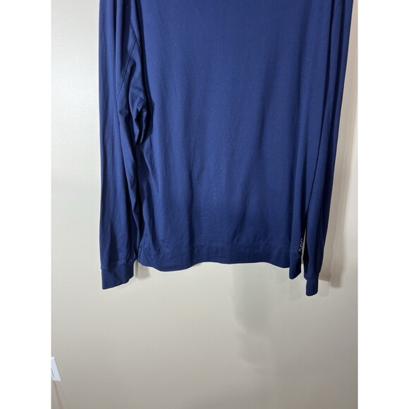 Sharpen The Axe Shirt Long Sleeve Hooded Men’s Large Blue Embroidered - Picture 8 of 10